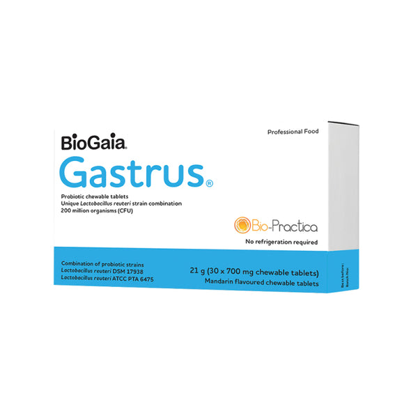 Bio-Practica BioGaia Gastrus Chewable (Mandarin) 30 Tablets