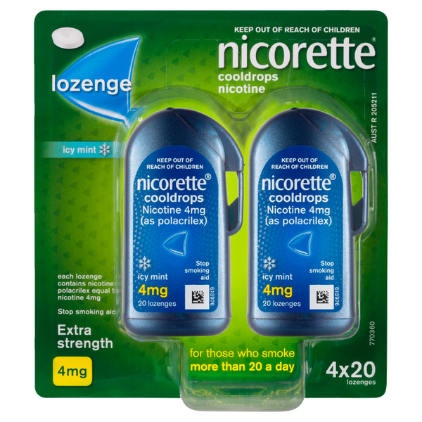 Nicorette Cooldrops Lozenges 80