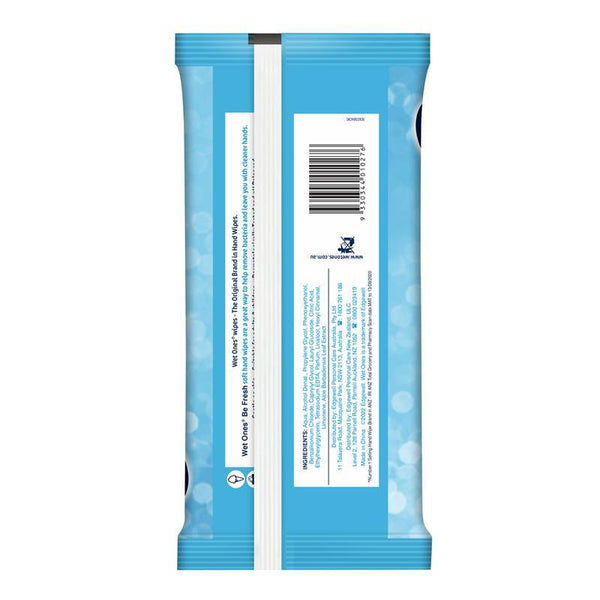 Wet Ones Be Fresh Original Wipes 80