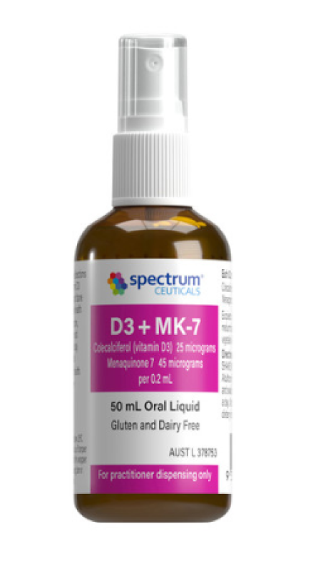 Spectrumceuticals D3 + MK-7 Spray Oral Liquid 50ml