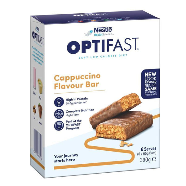 Optifast VLCD Cappuccino 65g Bar 6