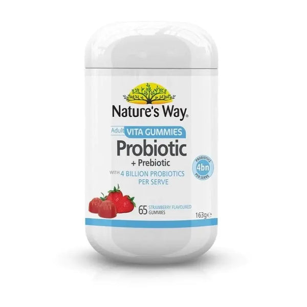 Nature's Way Adult Vita Gummies Probiotic + Prebiotic 65 Gummies