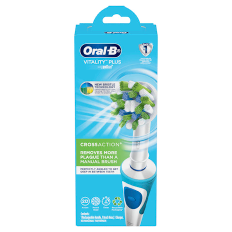 Oral B Vitality Plus Power Toothbrush Cross Action – Michael's Chemist