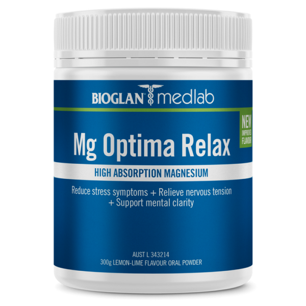 Medlab Mg Optima Relax Lemon Lime 300g