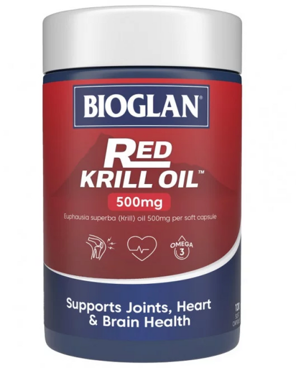 Bioglan Red Krill Oil 500mg 120 Soft Capsules