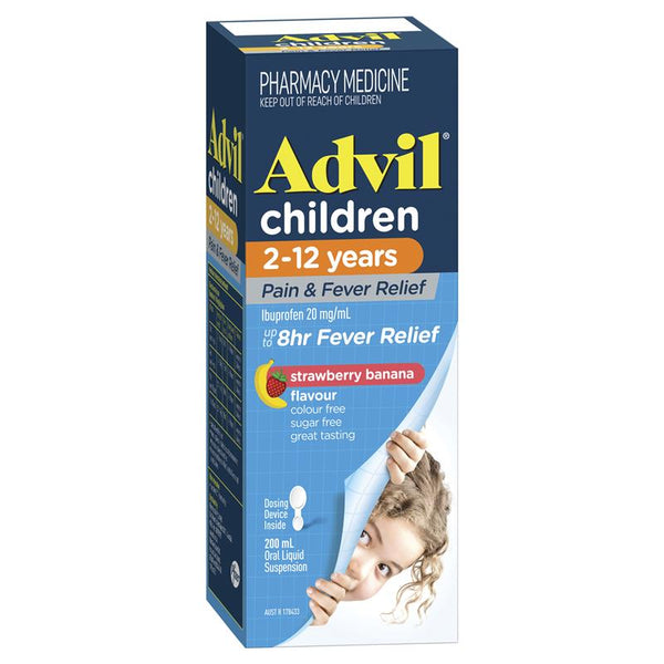 Advil Pain and Fever Suspension 200mL