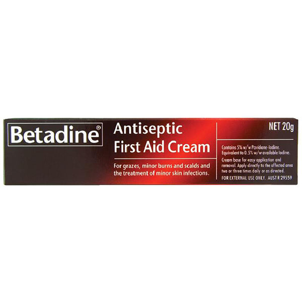 Betadine Antiseptic First Aid Cream 20g