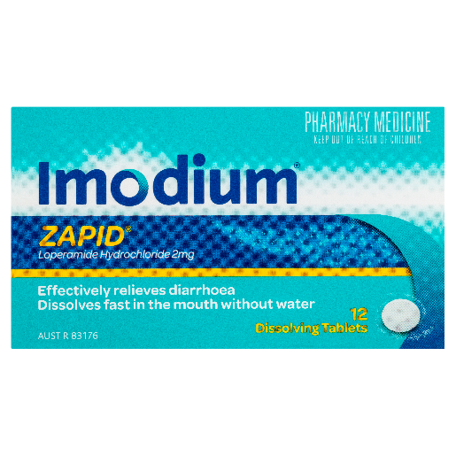 Imodium Zapid Tablets 12