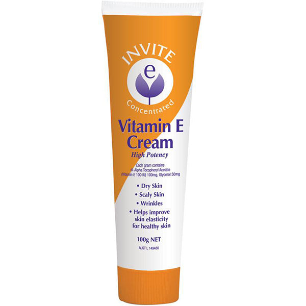 Invite E Vitamin E Cream 100g