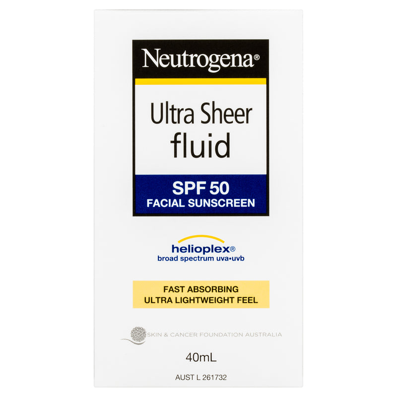 Neutrogena ultra deals sheer fluid