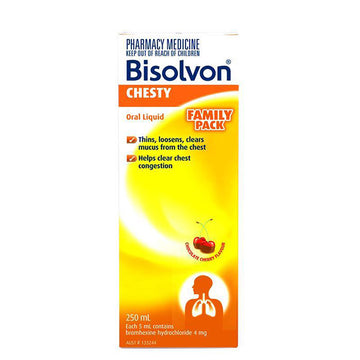 Bisolvon Chesty Liquid 250mL