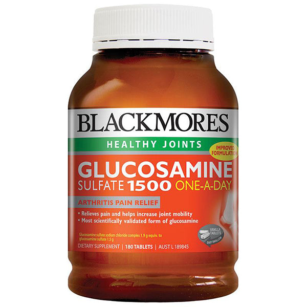 Blackmores Glucosamine Sulfate 1500mg One-A-Day Tablets 180