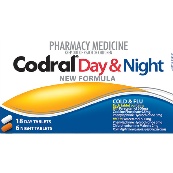Codral Day & Night Cold & Flu Tablets 24
