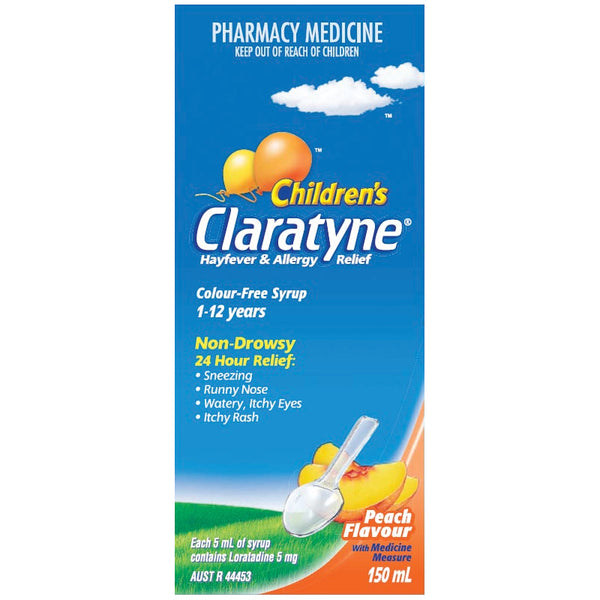 Claratyne Syrup Peach 150mL