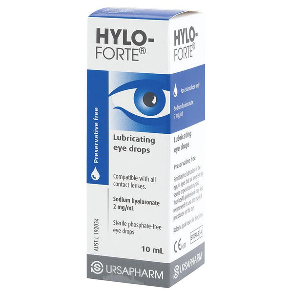 Hylo-Forte Lubricating Eye Drops 10mL