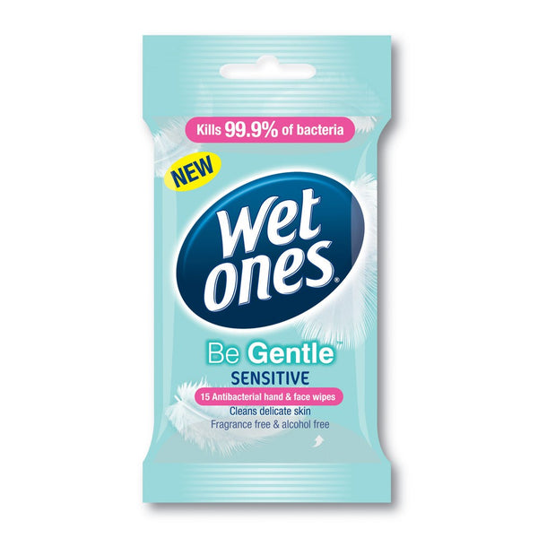 Wet Ones Be Gentle Sensitive Travel Wipes 15