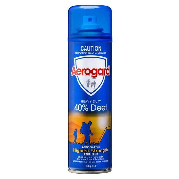 Aerogard Heavy Duty 40% Deet Aerosol 150g