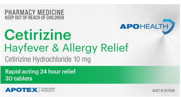 ApoHealth Cetirizine 10mg Tablets 30