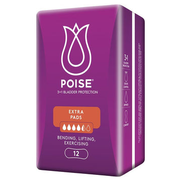 Poise Pads Extra 12