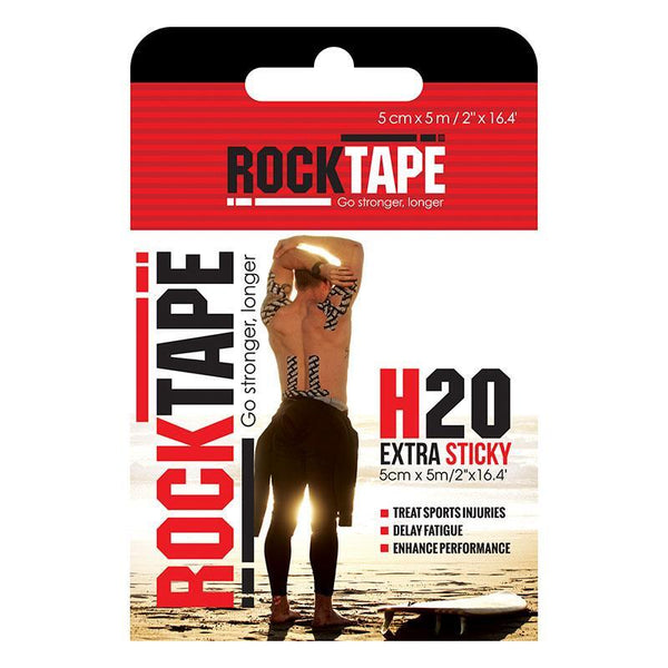 RockTape H20 Kinesiology Tape - Black 5cm x 5m