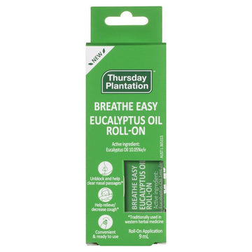 Thursday Plantation Breathe Easy Eucalyptus Oil Roll On 9ml