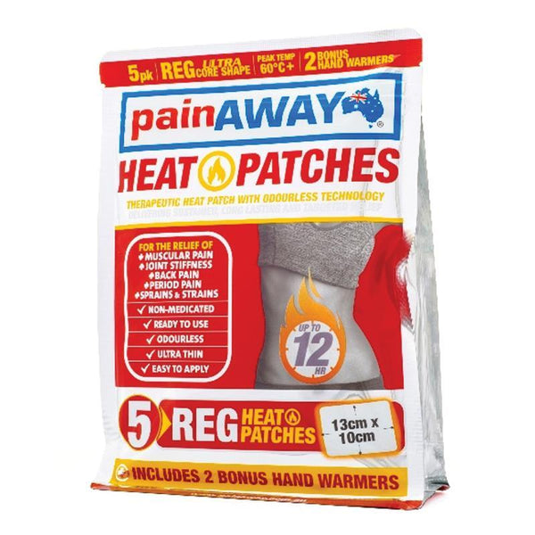 Pain Away Heat Patches Regular 5 Pack