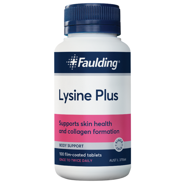 Faulding Lysine Plus 100 Tablets