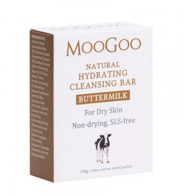MooGoo Hydrating Cleansing Bars Fresh Buttermilk 130g