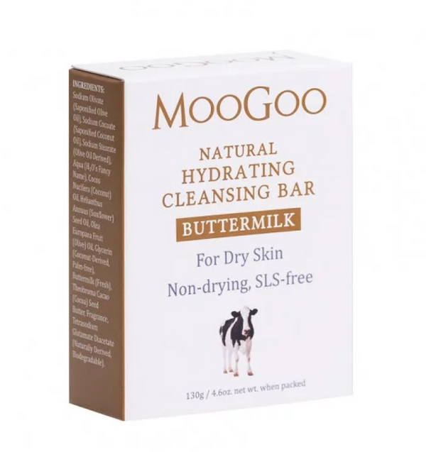 MooGoo Hydrating Cleansing Bars Fresh Buttermilk 130g