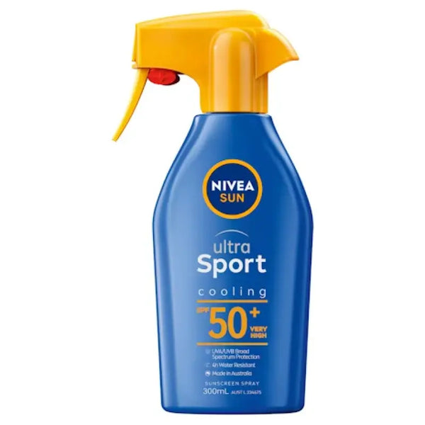 Nivea Sun Ultra Sport Cooling SPF50+ Sunscreen Trigger 300ml