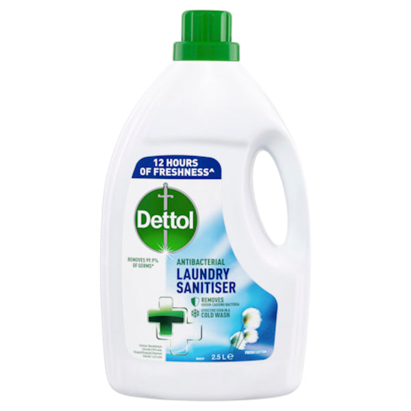 Dettol Antibacterial Laundry Sanitiser Fresh Cotton 2.5L