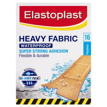 Elastoplast 48598 Heavy Fabric Waterproof 16 Pack