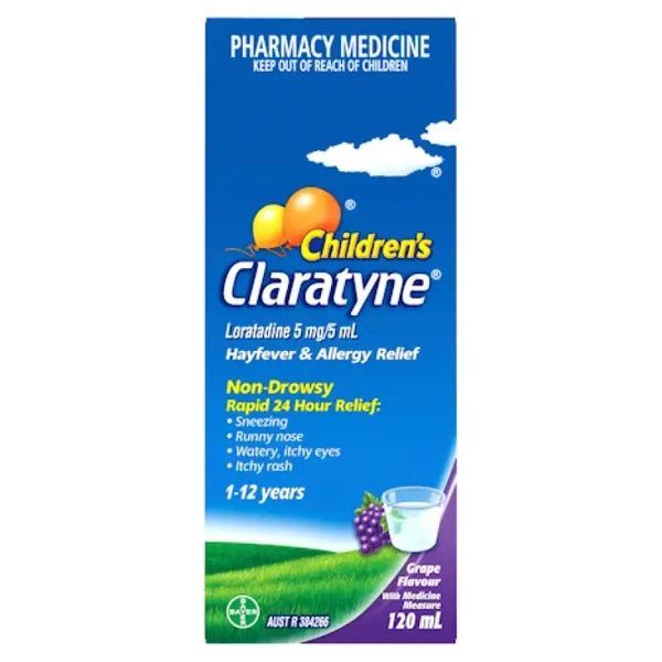 Claratyne Syrup Grape 120mL