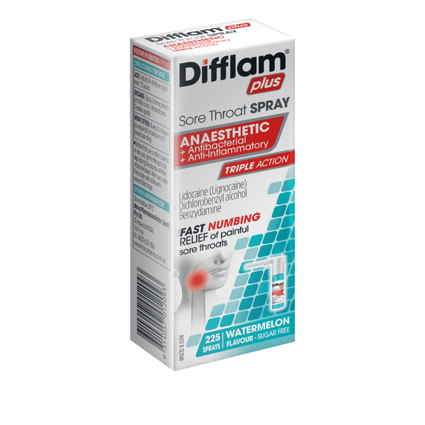 Difflam Plus Sore Throat Spray Watermelon - 30mL