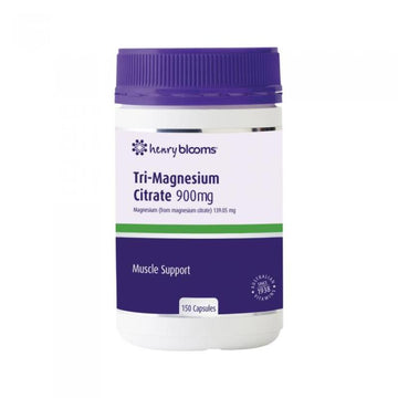 Henry Blooms Tri Magnesium Citrate 900mg 150 Caps