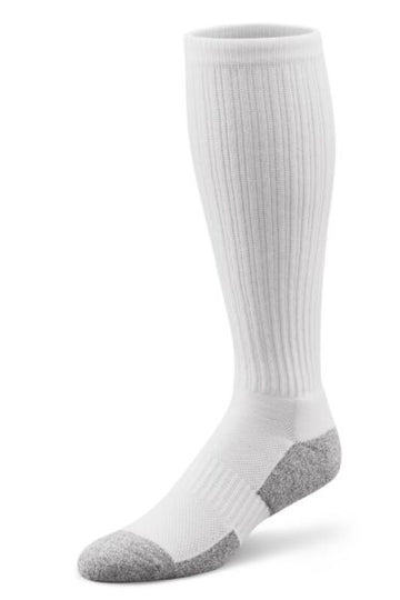 DonJoy Diabetic Over Calf Socks White Large