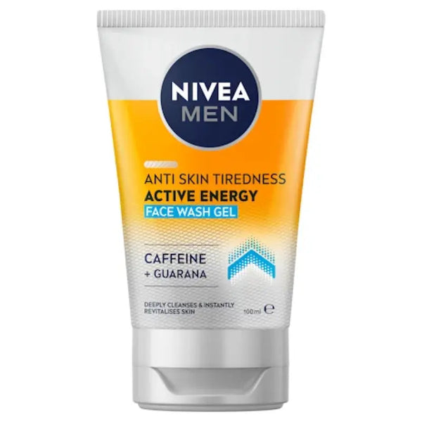 Nivea Men Active Energy Face Wash Gel 100mL