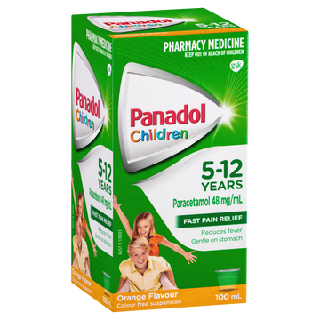 Panadol Children 5-12 Years Orange Flavour 100mL