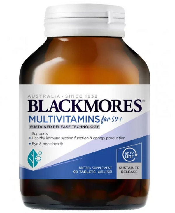 Blackmores Multivitamin For 50+ Sustained Release 60 Tablets