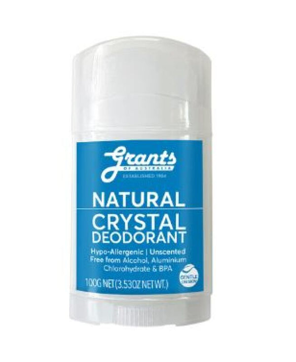 Grants Of Australia Crystal Deodorant Stick Natural 100g