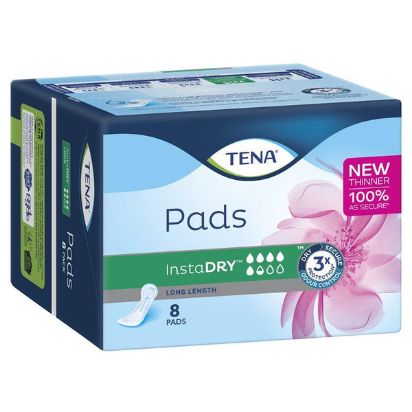 Tena Pads InstaDry 8 Pack