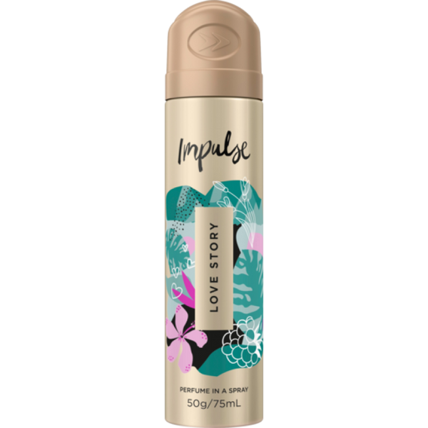 Impulse Deodorant Body Spray Love Story 75mL