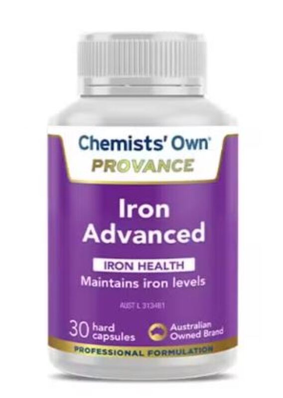 Chemist Own Provance Iron Advanced 30 Capsules