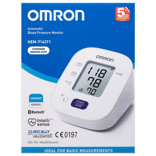 Omron HEM-7121 Blood Pressure Monitor Fully Automatic Digital Aa