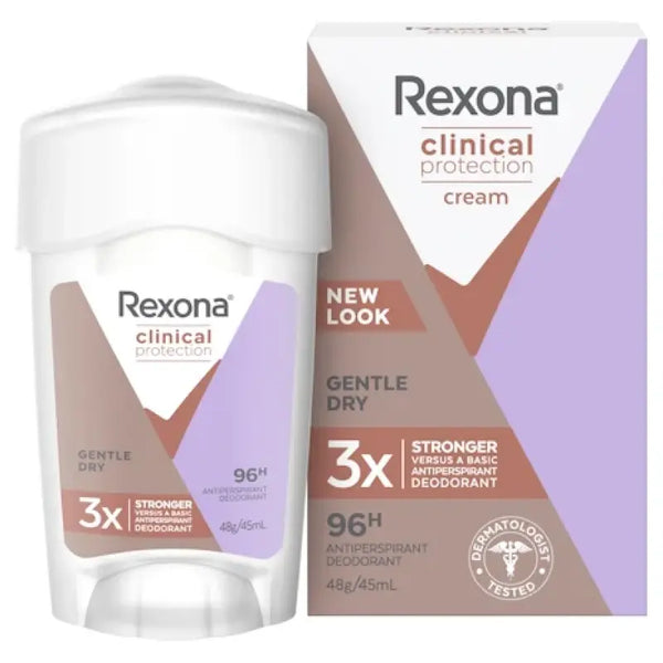 Rexona for Women Clinical Protection Antiperspirant Deodorant Gentle Dry 45ml