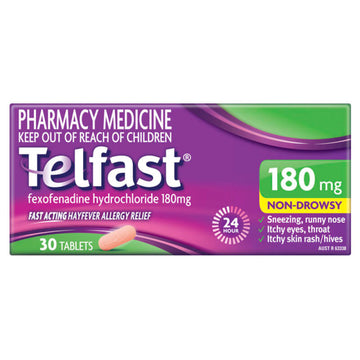 Telfast 180mg Tablets 30