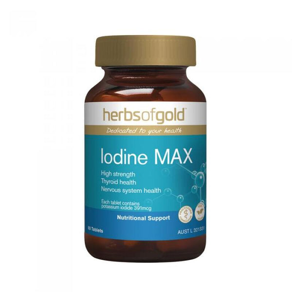 Herbs of Gold Iodine Max 60 Tabs