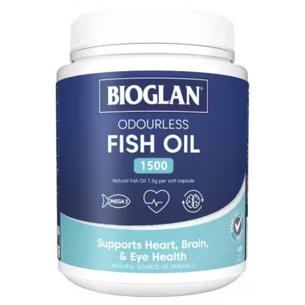 Bioglan Odourless Fish Oil 1500mg 400 Caps