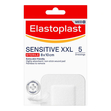 Elastoplast Sensitive XXL Dressing 8cm x 10cm 5 pack