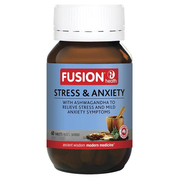 Fusion Health Stress & Anxiety 120 Tablets